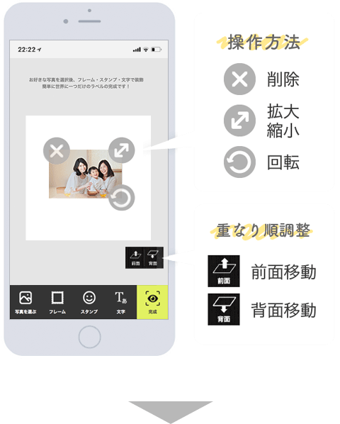 写真をデコレーションしましょう